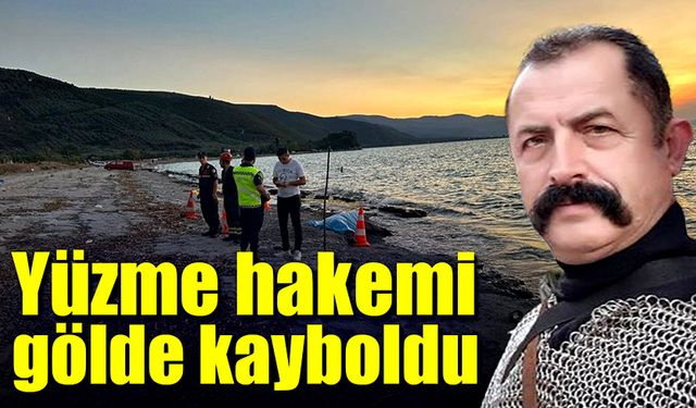 Yüzme hakemi gölde kayboldu!