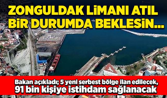 Zonguldak limanı atıl bir durumda beklesin…