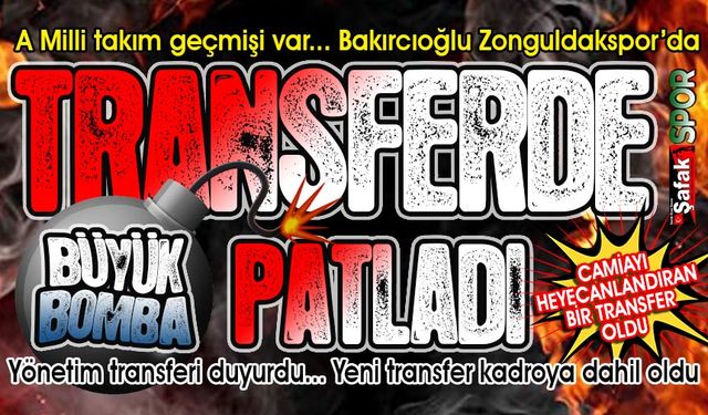 Zonguldakspor’dan ses getirecek forvet transferi... 36 yaşındaki tecrübe takıma katıldı