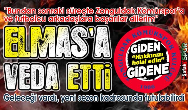 Zonguldak Kömürspor’da ayrılık! Mesaj yayınlayıp veda etti