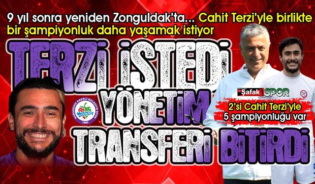 Cahit Terzi, Zonguldak Kömürsporlu eski öğrencisini transfer etti