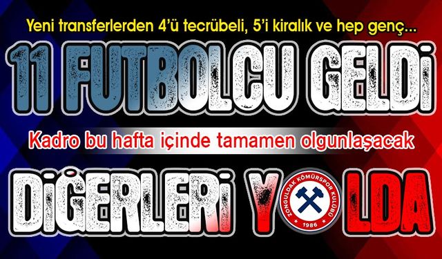 Zonguldak Kömürspor’da transfer hareketliliği... Bu hafta en az 4-5 futbolcu gelecek