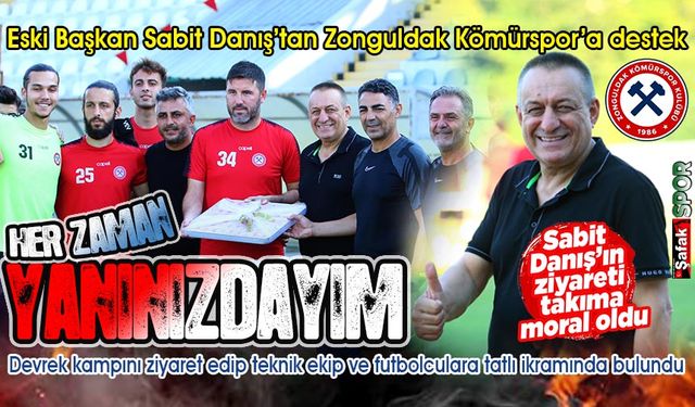 Zonguldak Kömürspor’a Sabit Danış sürprizi... Romanya'dan gelip Devrek kampını tatlandırdı