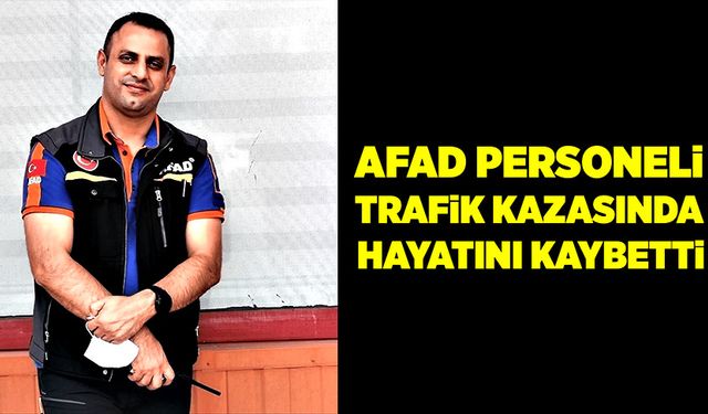 AFAD Birlik Müdürü kazada hayatını kaybetti