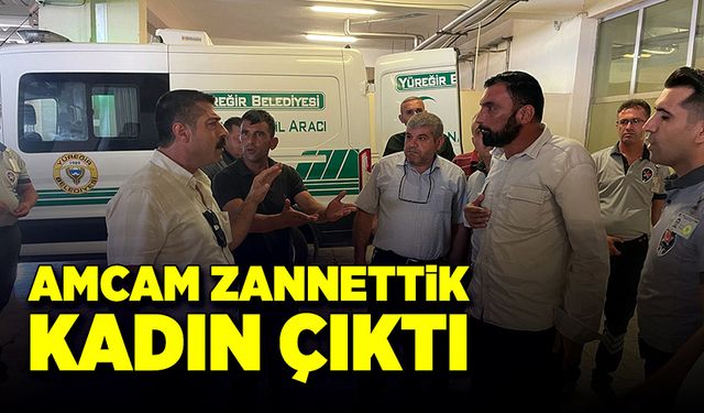 Amcam zannettik kadın çıktı