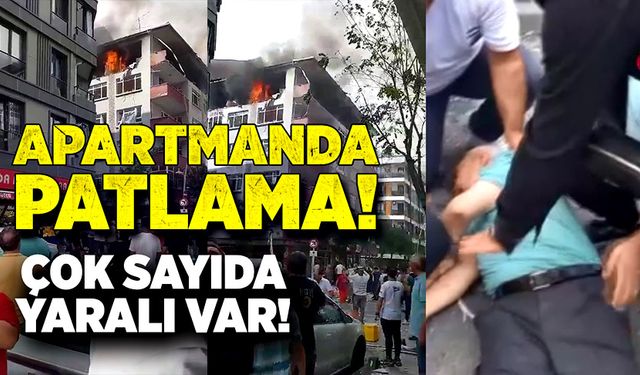 Apartmanda patlama meydana geldi! 2 ölü, 1'i ağır 3 yaralı!