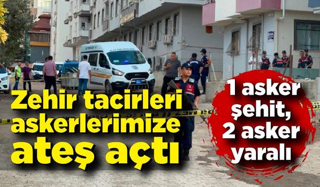 Uyuşturucu operasyonunda askerlere ateş açıldı