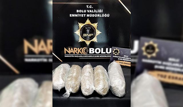 Bolu’da uyuşturucu hattı çökertildi!