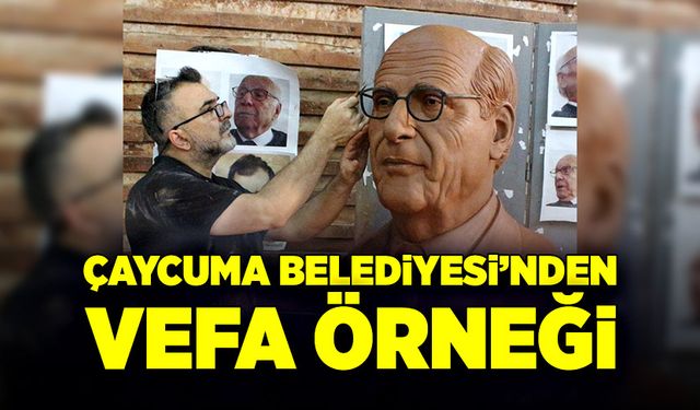 Çaycuma Belediyesi'nden vefa örneği