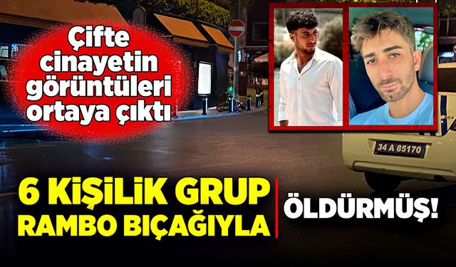 6 kişilik grup tarafından rambo bıçağıyla öldürülmüşler!