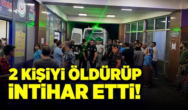 Cinnet getirdi, iki kişiyi öldürüp intihar etti!