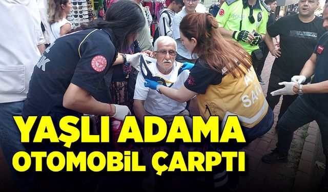 Zonguldak’ta karşıdan karşıya geçen yaşlı adama otomobil çarptı