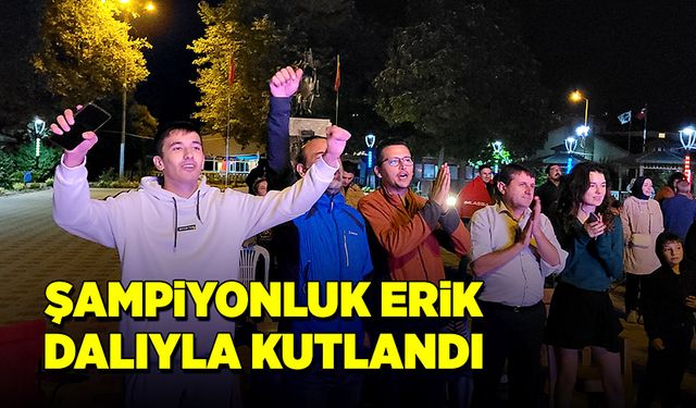 Kastamonu’da şampiyonluk maçı ‘Erik Dalı’ oynanarak kutlandı