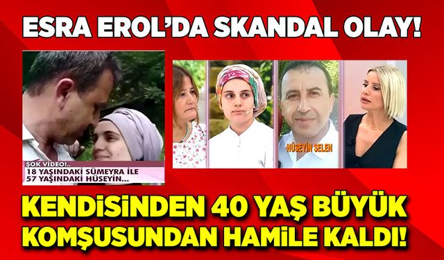 Bartın’da yaşayan Sümeyra kendisinden 40 yaş büyük komşusundan hamile kaldı