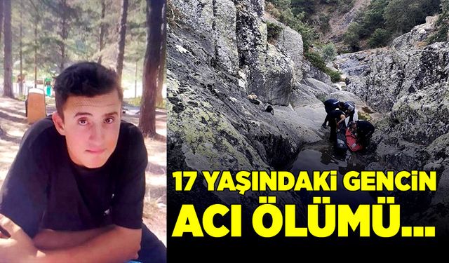 17 yaşındaki gencin acı ölümü...