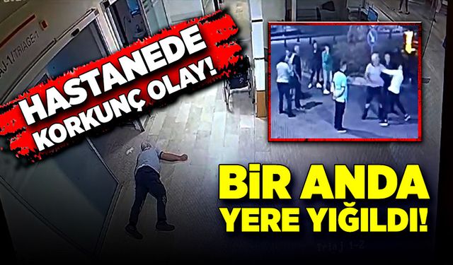 Arbedede göğsüne darbe alan güvenlik bir anda yere yığıldı!