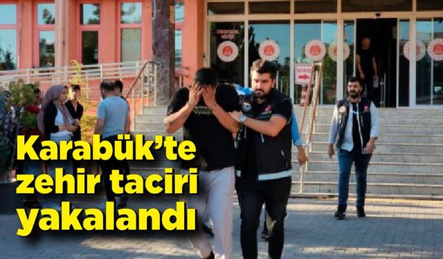 Zehir taciri utancından yüzünü sakladı!