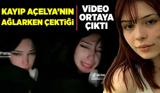 Kaybolan kızlarının kayalıklarda ağlarken çekmiş olduğu video ortaya çıktı