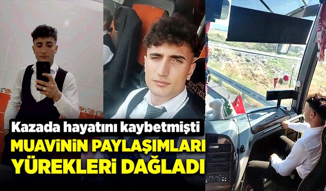 Genç muavinin sosyal medya paylaşımları yürekleri burktu