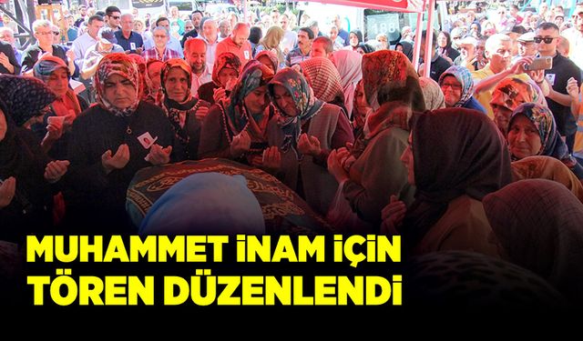 Muhammet İnam için tören düzenlendi 