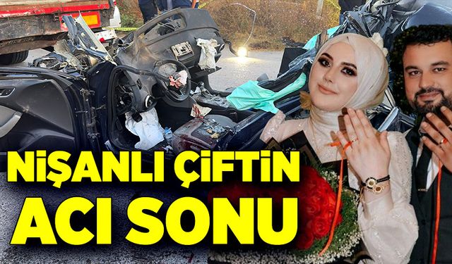 Düğün alışverişinden dönen nişanlı çiftin acı sonu…