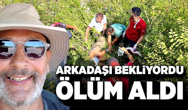 Arkadaşının yanına gidecekken, ölüme gitti