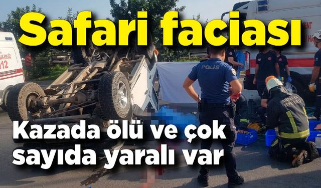 Safari faciası: 1 ölü, 9 yaralı