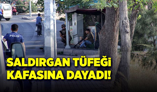 Bekçiyi vuran saldırgan, kaçamayacağını anlayınca tüfeği başına dayadı!