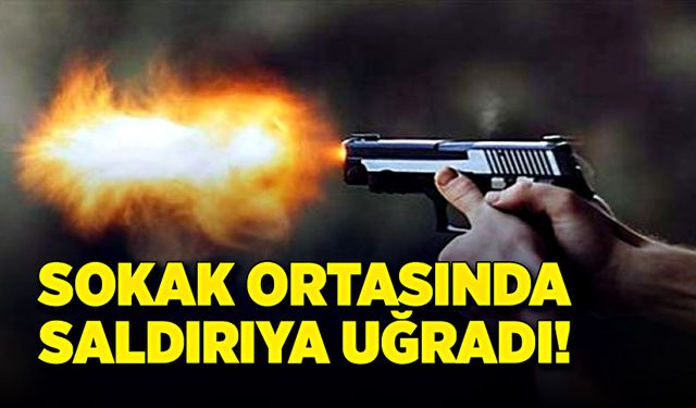 Düzce’de sokak ortasında silahlı saldırıya uğradı!