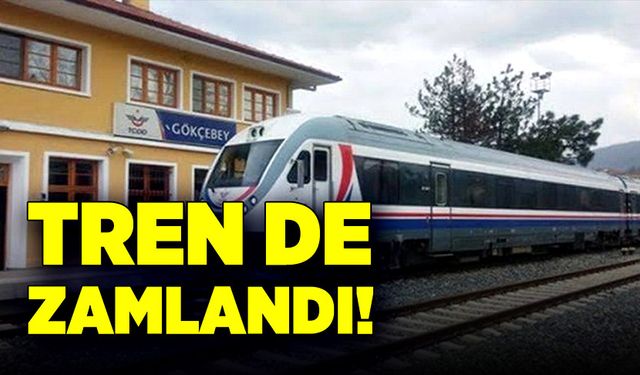 Tren de zamlandı!