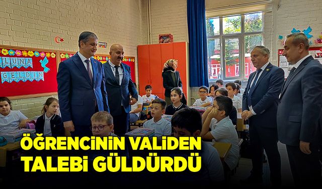 İlkokul öğrencisinin validen isteği güldürdü