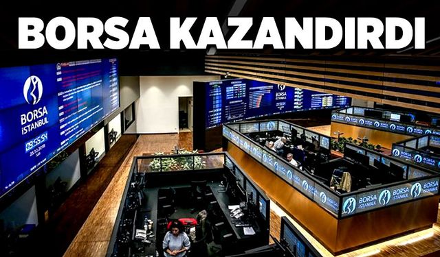 Borsa kazandırdı