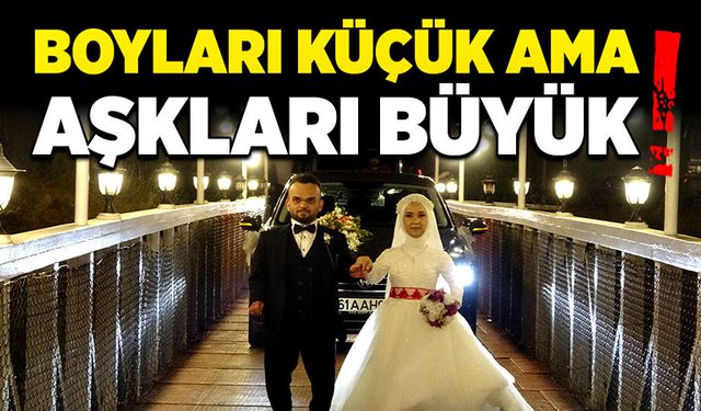 Boyları küçük ama aşkları büyük