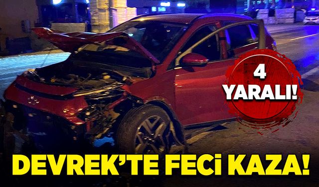 Devrek'te kaza! 4 Yaralı!