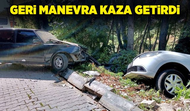 Geri manevra kaza getirdi