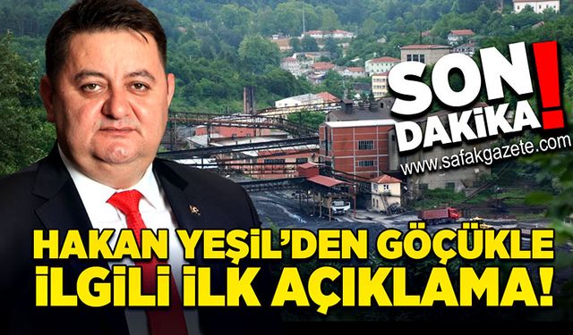 Hakan Yeşil’den göçükle ilgili ilk açıklama!