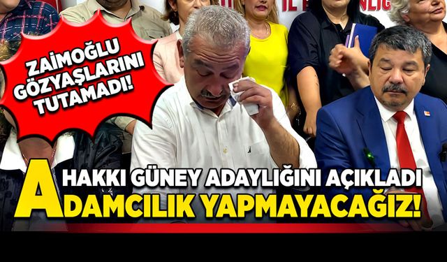 Hakkı Güney Adaylığını Açıkladı: Adamcılık Yapmayacağız! Zaimoğlu gözyaşlarını tutamadı