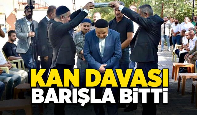 Kan davası barışla bitti