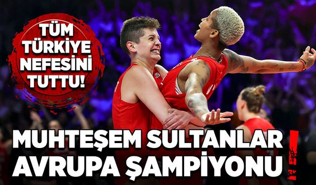 Muhteşem Sultanlar Avrupa Şampiyonu!