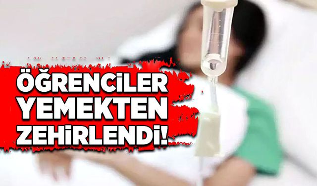 Bartın'da öğrenciler yemekten zehirlendi!