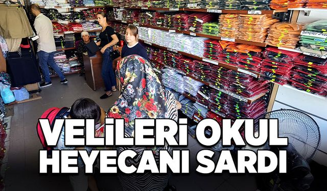 Velileri okul heyecanı sardı