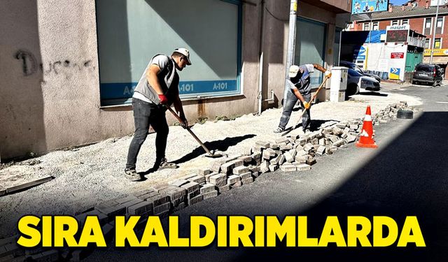 Sıra kaldırımlarda