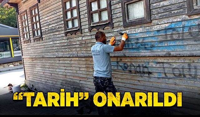 “Tarih” onarıldı