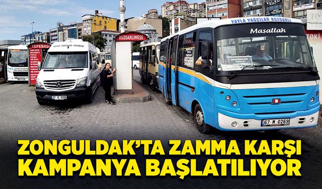 Zonguldak’ta zamma karşı kampanya başlatılıyor