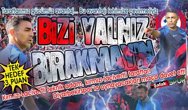 Antrenmanda 12. adama seslendi... “Sezonun ilk galibiyet sevincini hep birlikte yaşayalım”