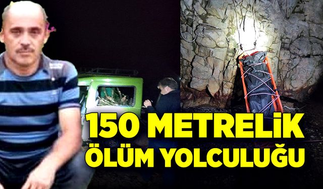 150 metrelik ölüm yolculuğu!