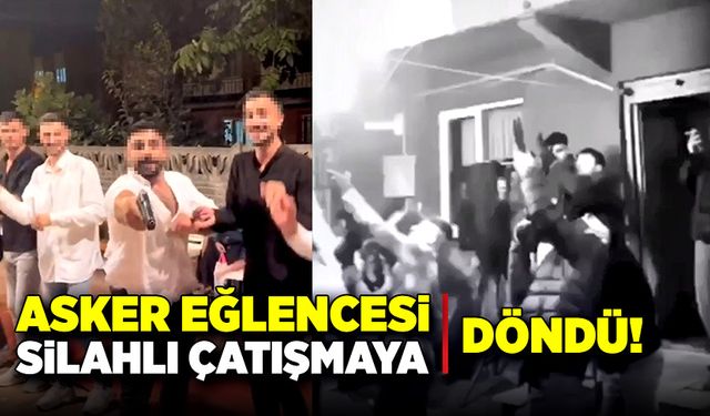 Asker eğlencesi silahlı çatışmaya dönüştü!