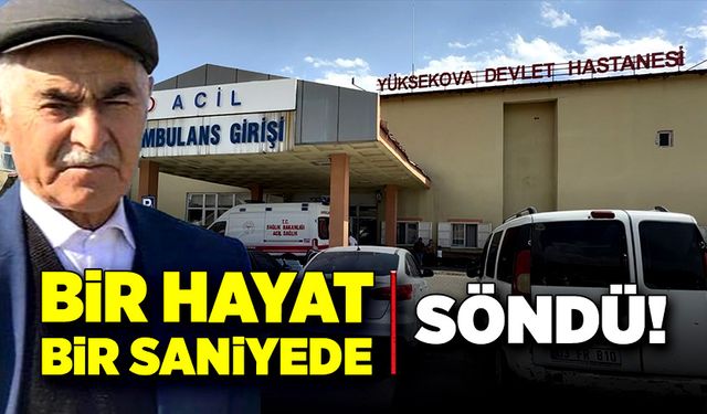 Bir hayat bir saniyede söndü!