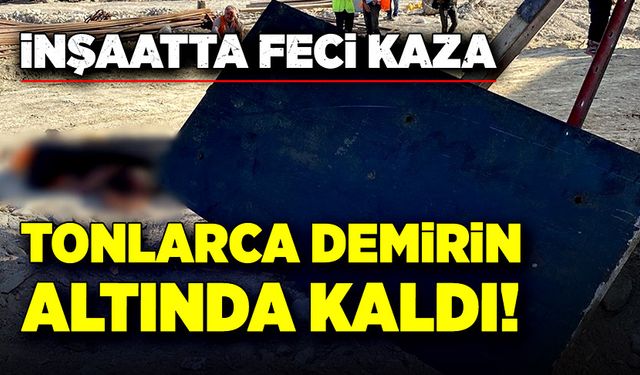 Tonlarca demirin altında kaldı! Arkadaşları yasa boğuldu!