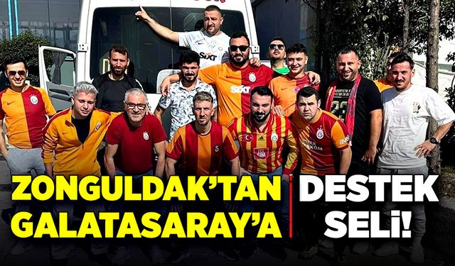 Zonguldak'tan Galatasaray'a destek seli